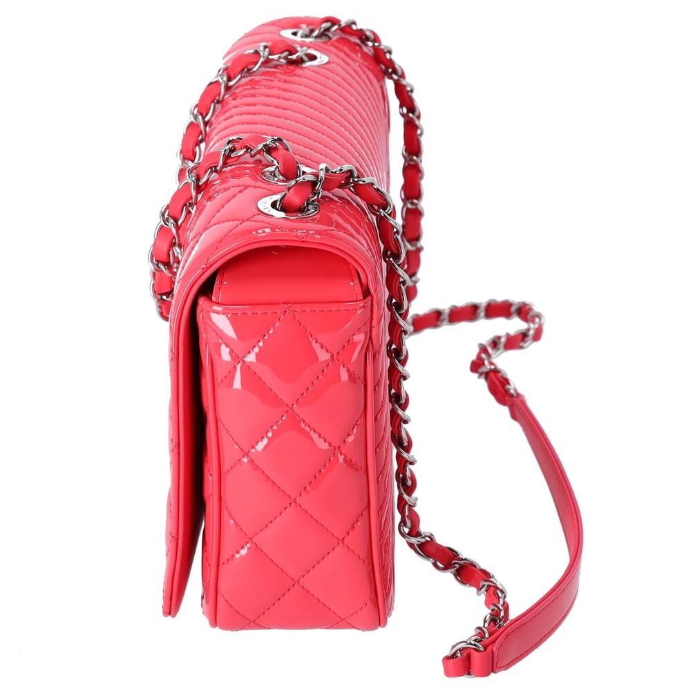 CHANEL Matelasse Coco Boy Shoulder Bag A92797 Pink Patent Leather - Picture 3 of 9